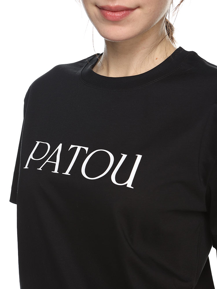PATOU (パトゥ) コットン ロゴプリント クルーネック 半袖 Tシャツ ESSENTIAL PATOU【サカゼン公式通販】