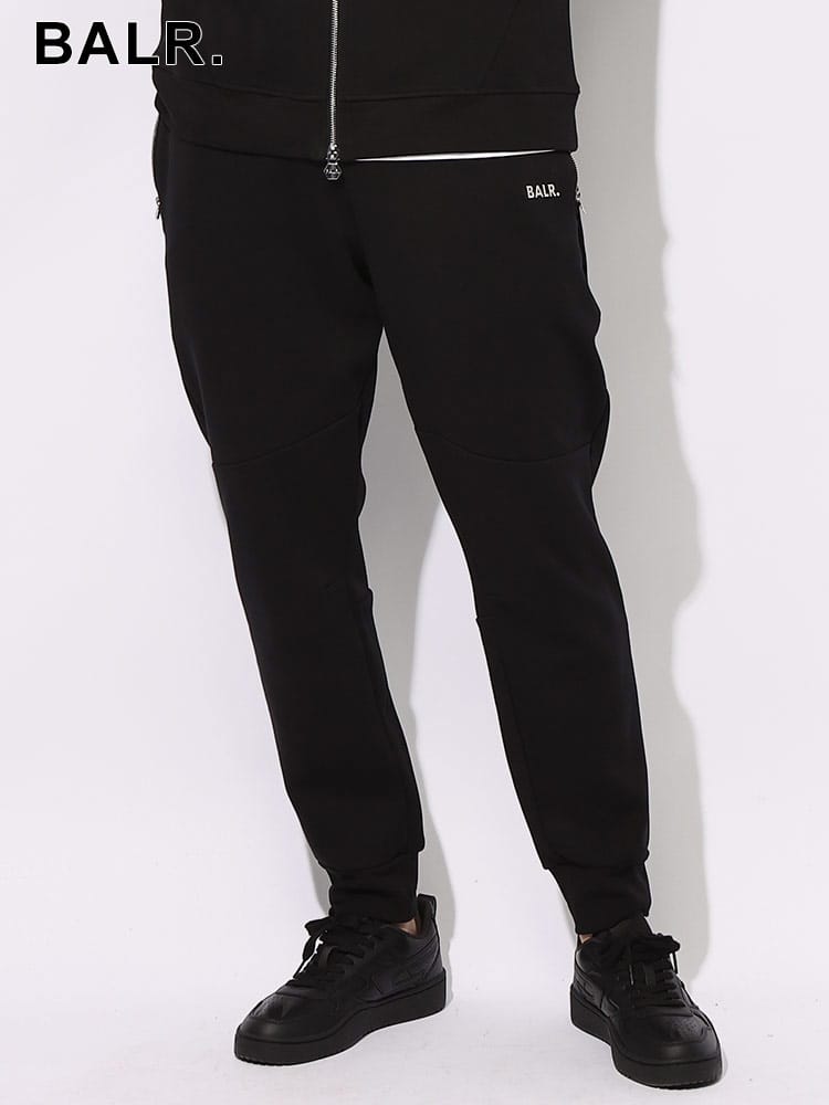 BALR.  (ボーラー) メタルロゴ リブ ウエストコード スウェットパンツ Q-SERIES BA14111106 ブランド メンズ 男性 ボトムス