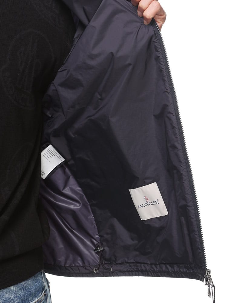 MONCLER (モンクレール) 撥水 肩ポケット フルジップ ナイロンパーカー 