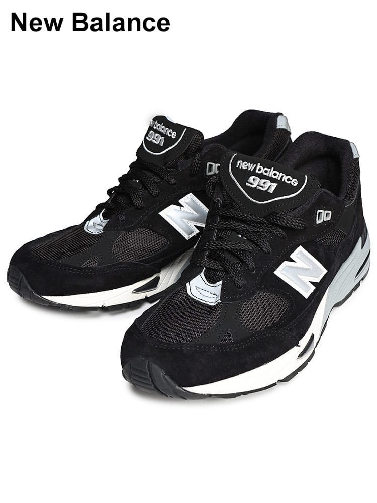 New Balance (ニューバランス) Made in UK 991 v2 ローカット スニーカー V2 UK BLACK NEWNBM991EKS レディース