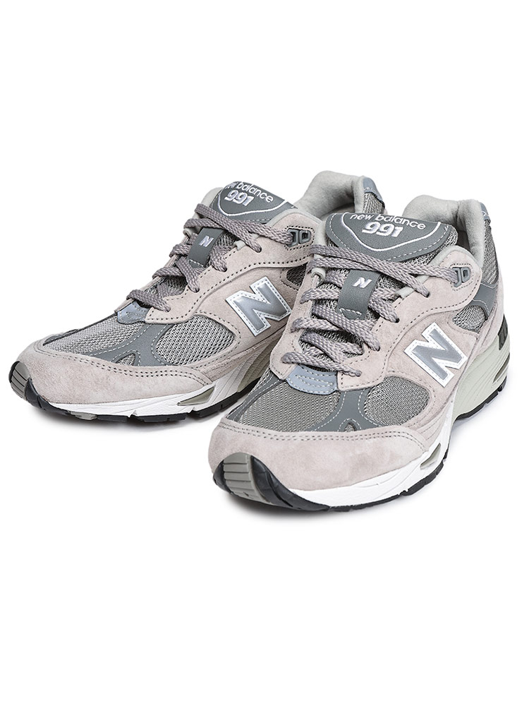 New Balance (ニューバランス) レザー×メッシュアッパー ローカットスニーカー W991GL NEWNBW9【サカゼン公式通販】