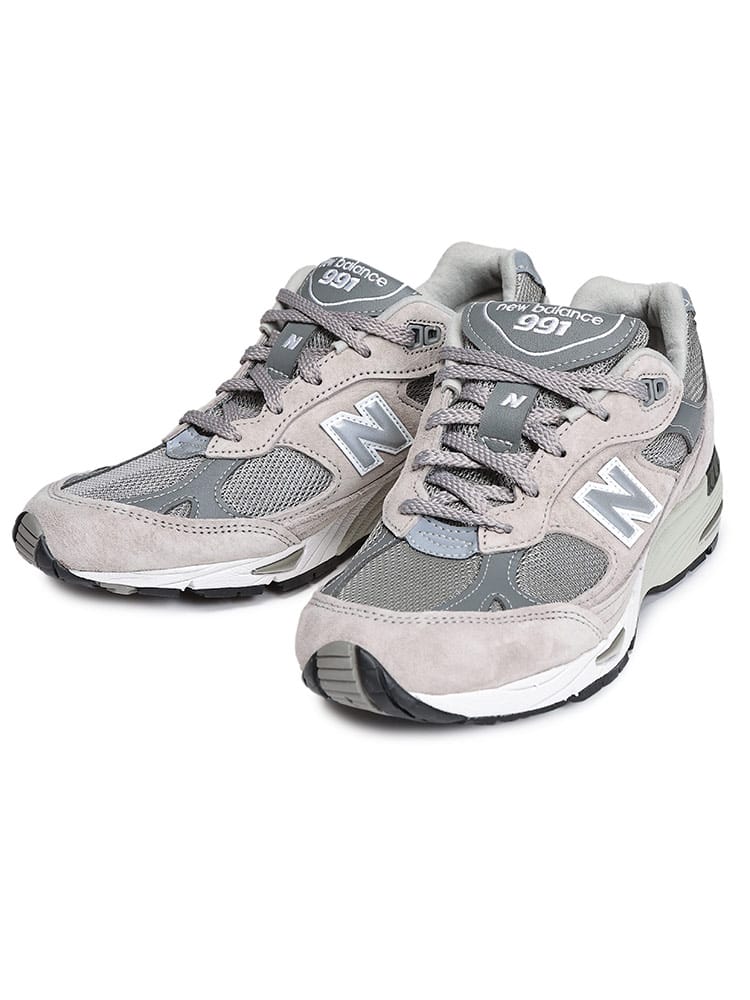 New Balance (ニューバランス) レザー×メッシュアッパー ローカットスニーカー W991GL NEWNBW991GL レディース