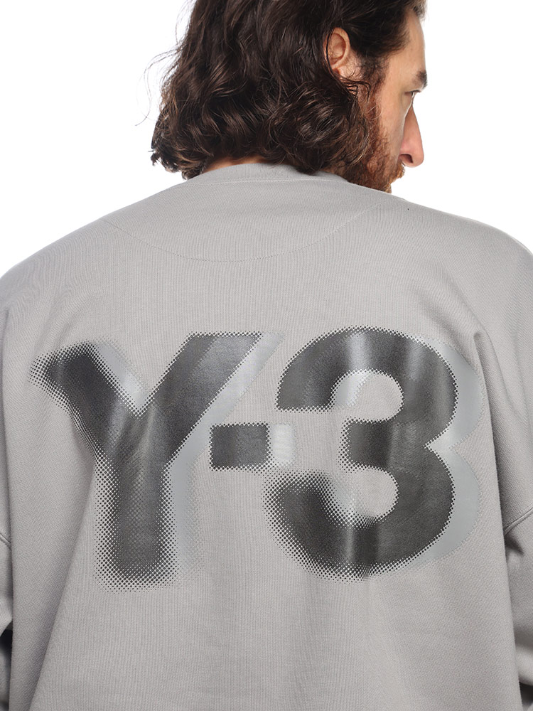 Y-3 (ワイスリー) 裏起毛 バックロゴ クルーネック トレーナー LOGO CREW Y3JD9815 メンズ【サカゼン公式通販】