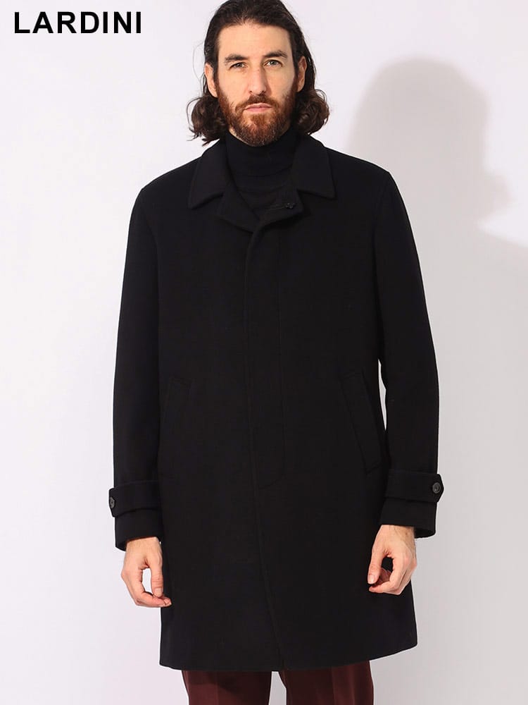 LARDINI (ラルディーニ) ウール ステンカラー コート LD23223C63605 
