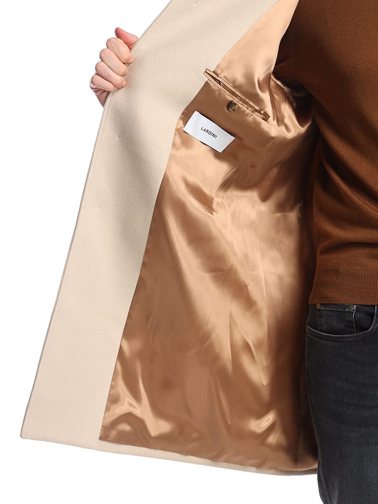 LARDINI (ラルディーニ) ウール ステンカラー コート LD23223C63605 