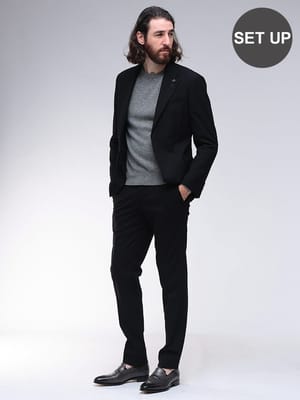 LARDINI (ラルディーニ) ストレッチフランネル セットアップスーツ 