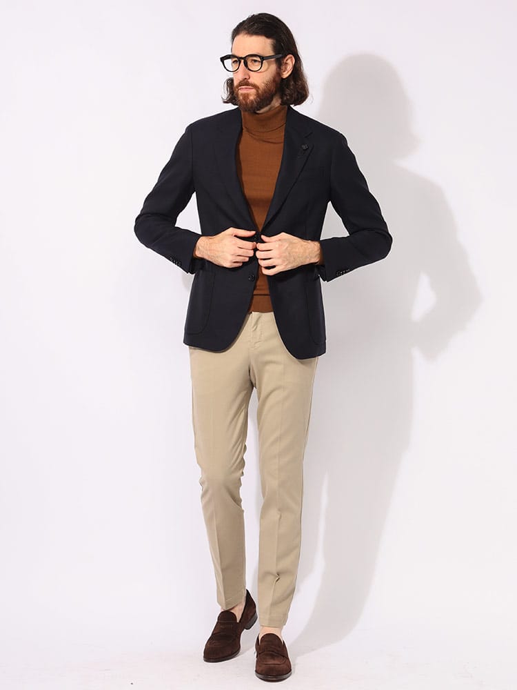 LARDINI (ラルディーニ) シングル ブレザー EASY WEAR LD949EEL63707 