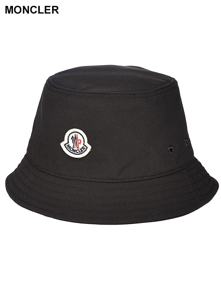 MONCLER (モンクレール) キャンバス素材 ロゴワッペン バケットハット レディース MCL3B0005257843 レディース