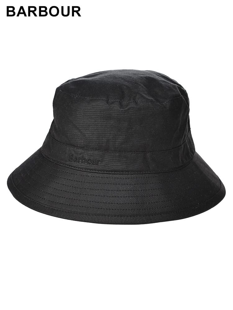 BARBOUR (バブアー) ワックス コットン 裏地チェック柄 バケットハット BABMHA0001MHA メンズ