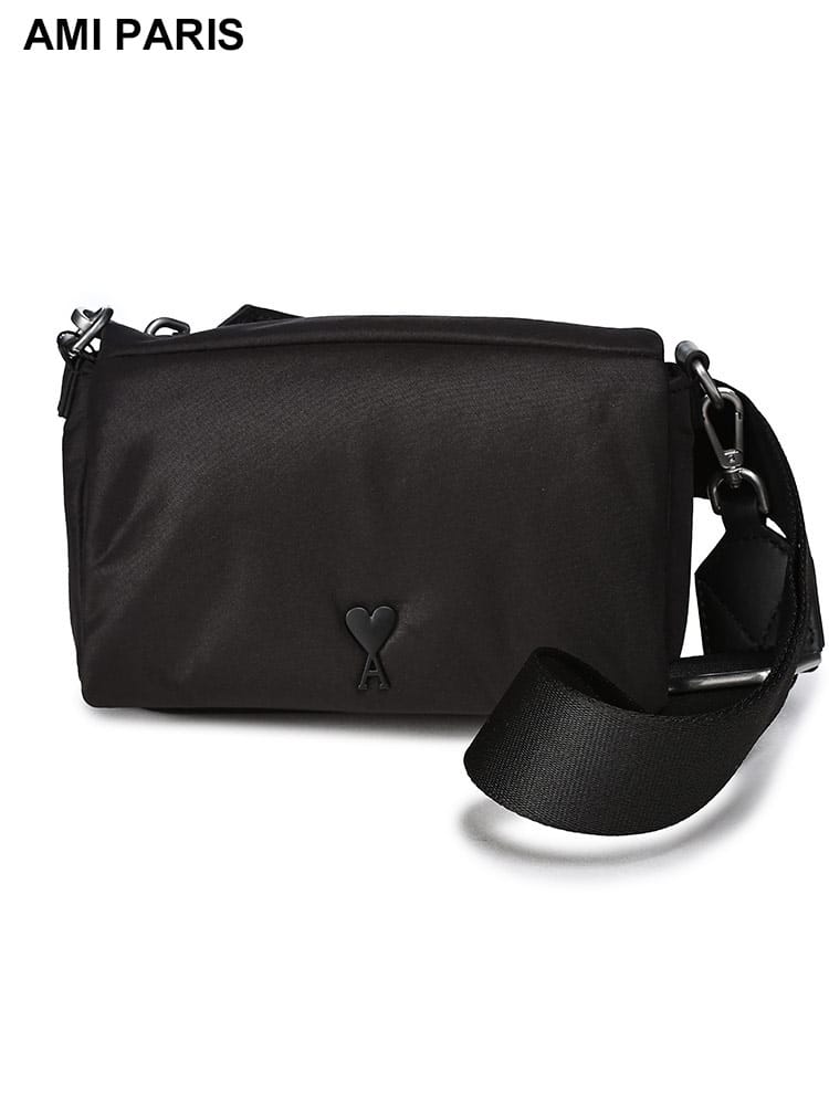 AMI PARIS (アミパリス ) Lunch Box ナイロンキャンバス バッグ AMULL187AW0021 レディース