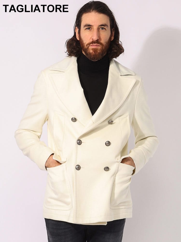 TAGLIATORE (タリアトーレ) ウール ダブル ピーコート TGSAILINGA50017 メンズ