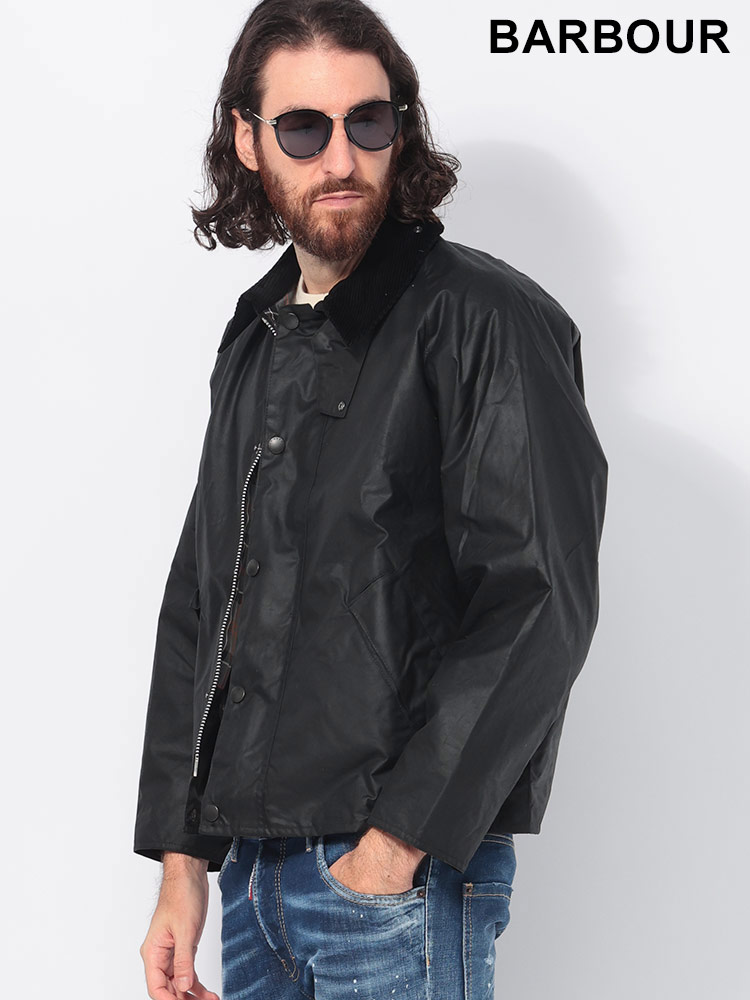 BARBOUR (バブアー) ワックスコットン フルジップ ブルゾン TRANSPORT WAX BABMWX1678M【サカゼン公式通販】