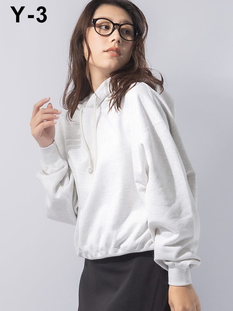 Y-3 (ワイスリー) 裏起毛 プルオーバー パーカー Y3LJD9818 レディース 
