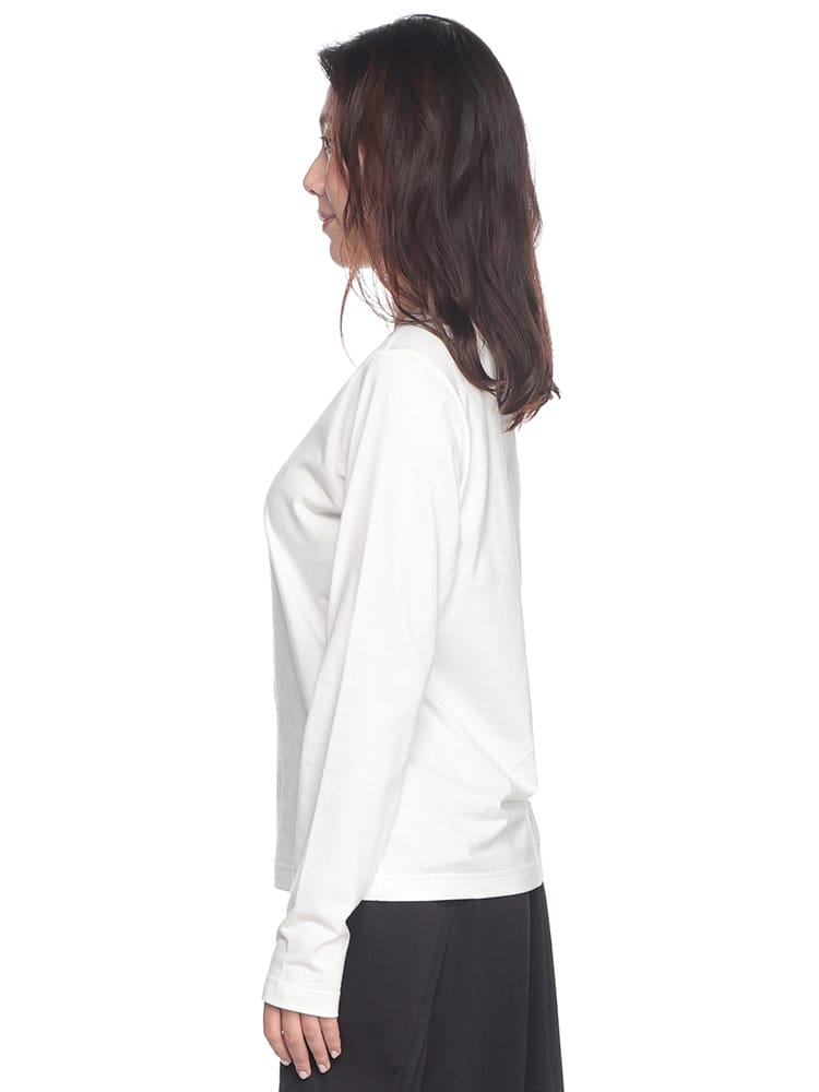 Y-3 (ワイスリー) 胸ロゴ クルーネック 長袖 Tシャツ Y3LIX0393 