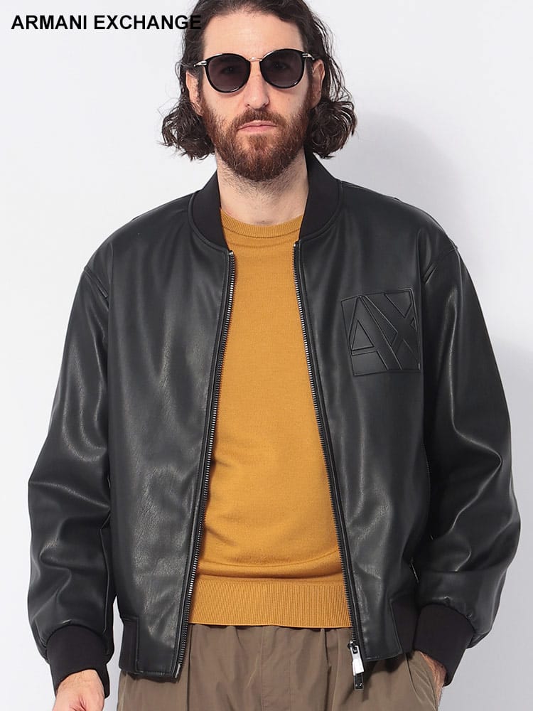 ARMANI EXCHANGE (アルマーニ エクスチェンジ ) フェイクレザー 
