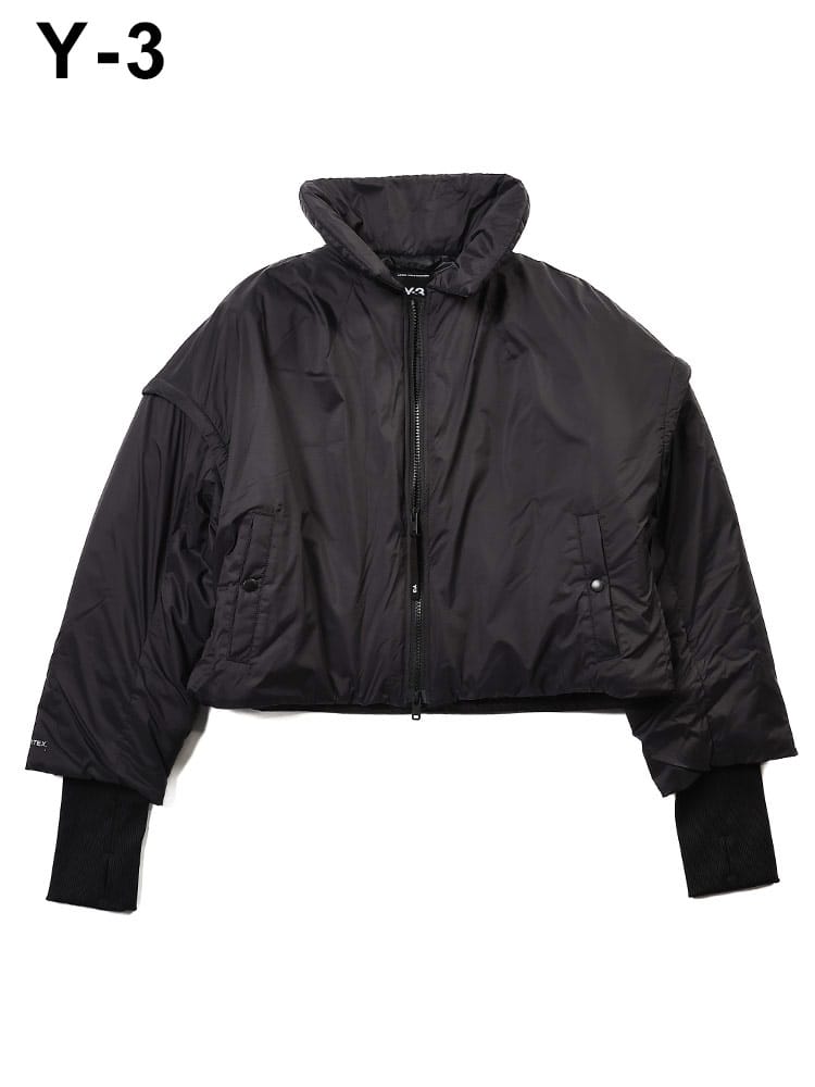 Y-3 (ワイスリー) ナイロン フルジップ 中綿 ジャケット PADDED JKT 