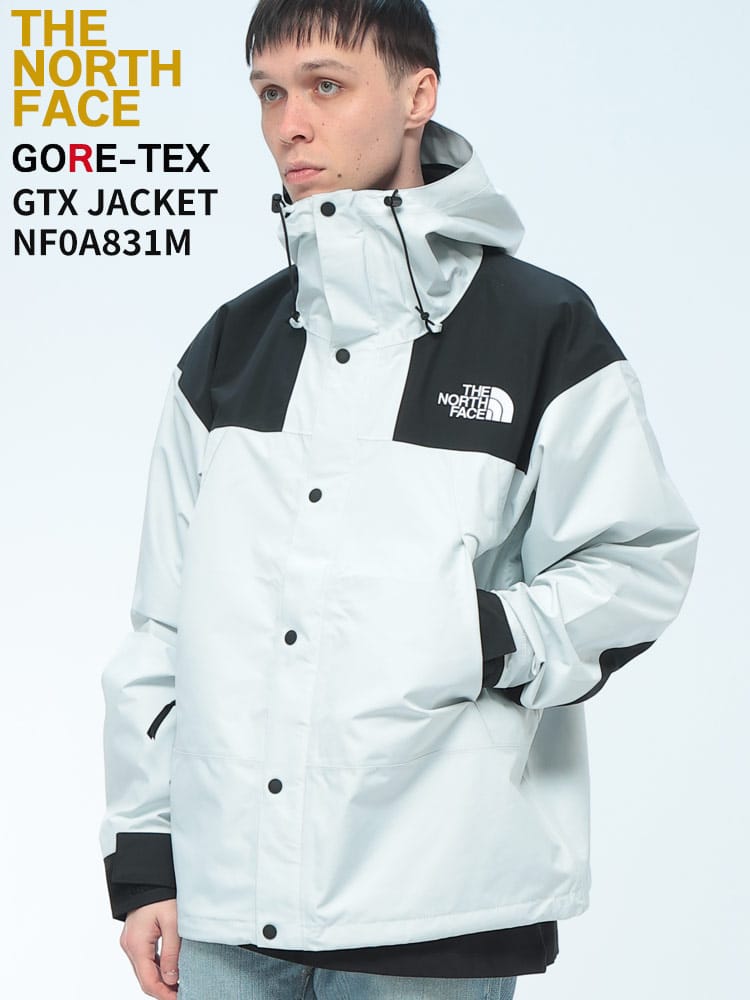 THE NORTH FACE (ザ ノースフェイス) GORE-TEX ロゴ刺繍 フルジップ マウンテンジャケット GTX JACKET NF0A831M