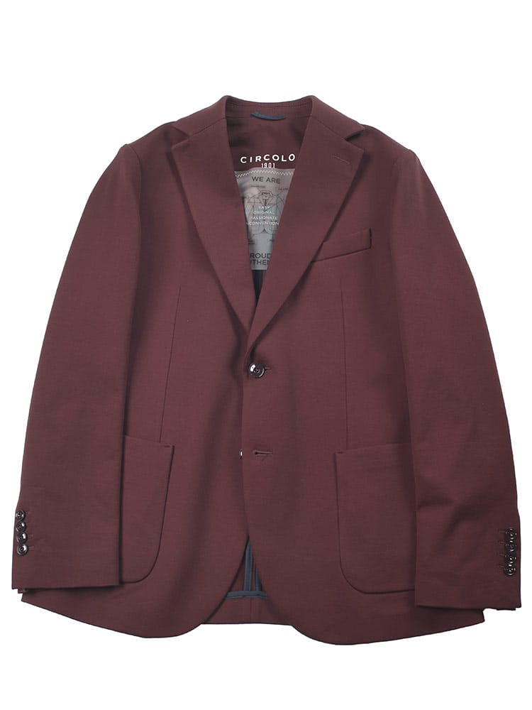 CIRCOLO 1901 (チルコロ1901) ストレッチ シングル ジャケット 