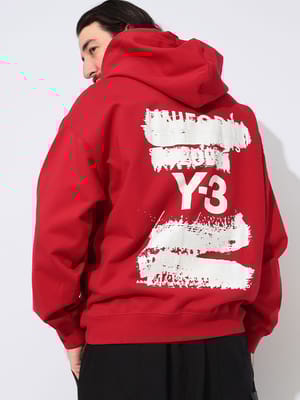 Y-3 (ワイスリー) Uグラフィック バックロゴ プルオーバー パーカー U GFX Y3JM3230 メンズ