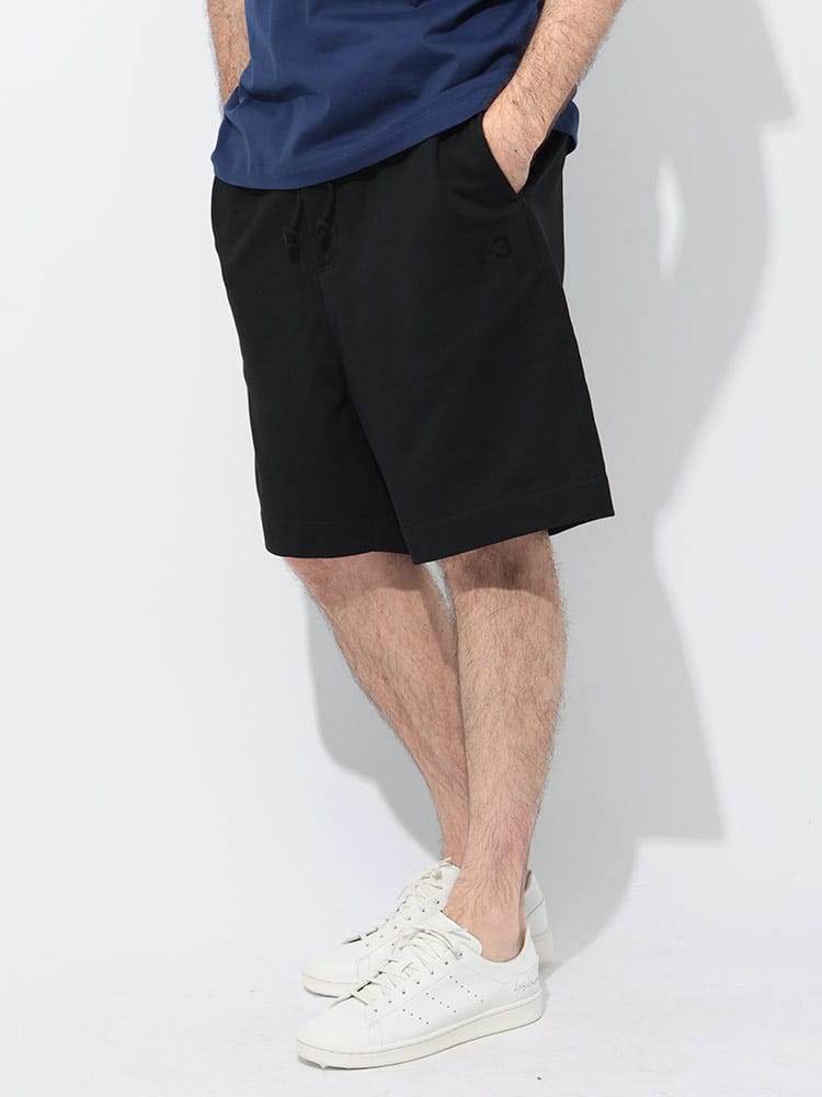 Y-3 (ワイスリー) ウエストゴム ジップフライ フレンチテリー ショートパンツ Y3JN4939 メンズ