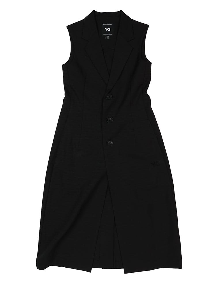 Y-3 (ワイスリー) テーラード ロング ベスト Y3JN3703 レディース XXS 