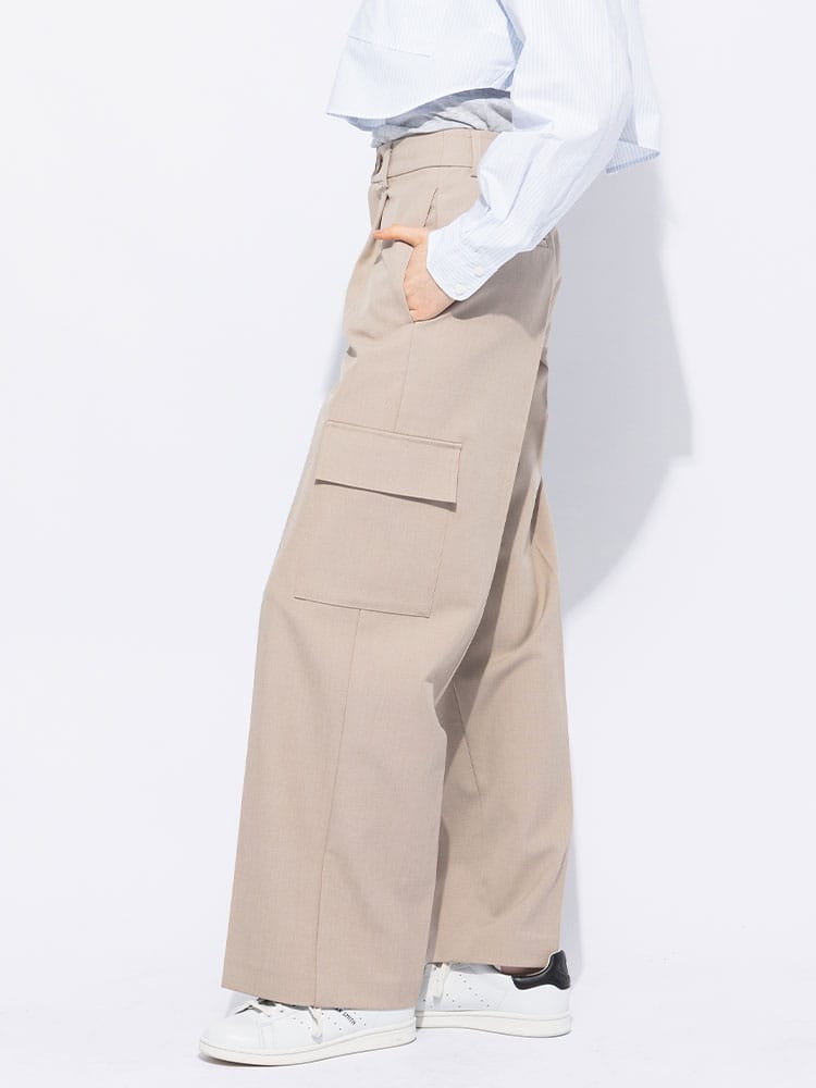 Calvin Klein (カルバンクライン) リラックス テーラード カーゴパンツ CKLJ20J224848 レディース