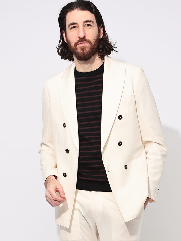 CIRCOLO 1901 (チルコロ1901) ストレッチコットン ダブル ジャケット CICN4662 メンズ