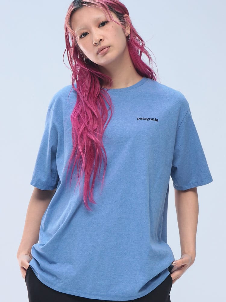Patagonia (パタゴニア) レスポンシビリティー バックロゴ クルーネック 半袖 Tシャツ 38504