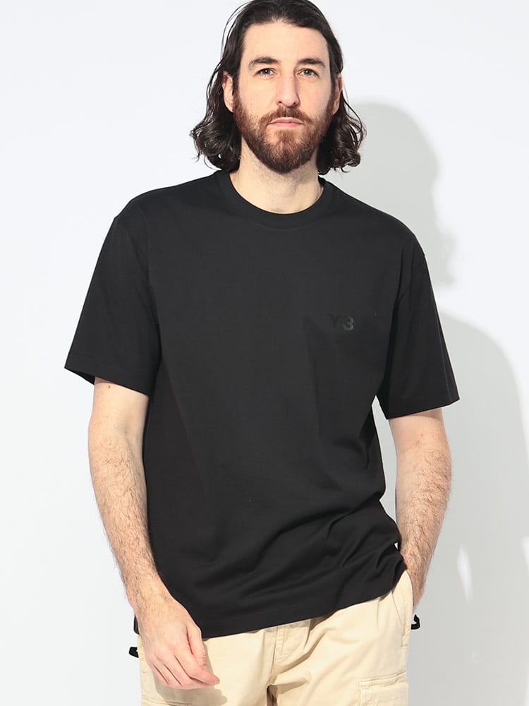 Y-3 (ワイスリー) 胸ロゴ クルーネック 半袖 Tシャツ Y3IW0066 メンズ