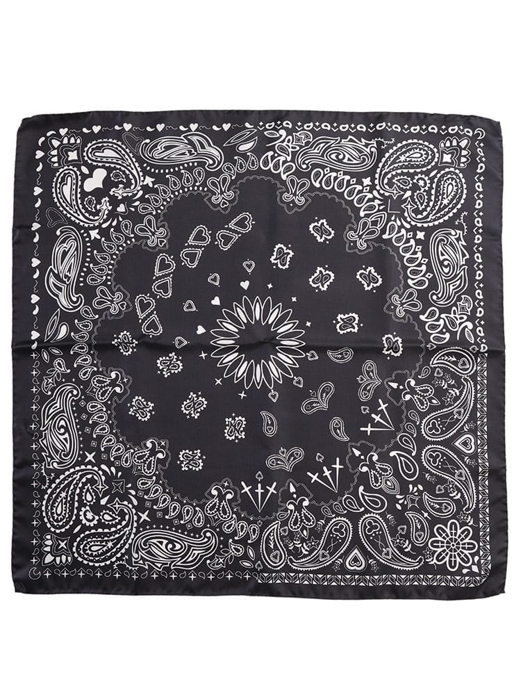 Gabriele Pasini (ガブリエレ パジーニ) シルク100％ ペイズリー柄 ストール メンズ