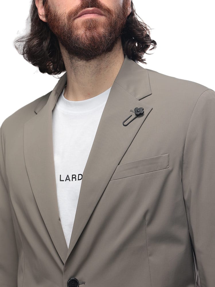 LARDINI (ラルディーニ) ストレッチ 無地 シングル ジャケット パンツ 
