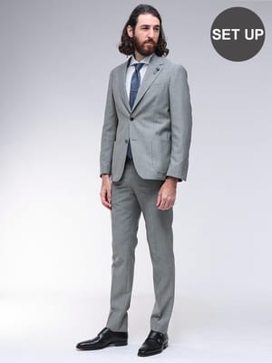 LARDINI (ラルディーニ) コーデュロイ セットアップ ツータックパンツ 