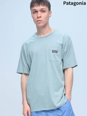 Patagonia (パタゴニア) ワンポイント ポケット クルーネック 半袖 Tシャツ DAILY POCKET TEE