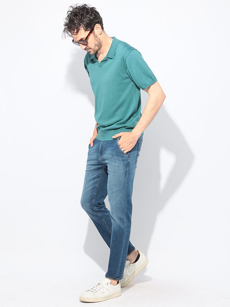 PT TORINO (ピーティートリノ) ストレッチ ジップフライ ジーンズ 