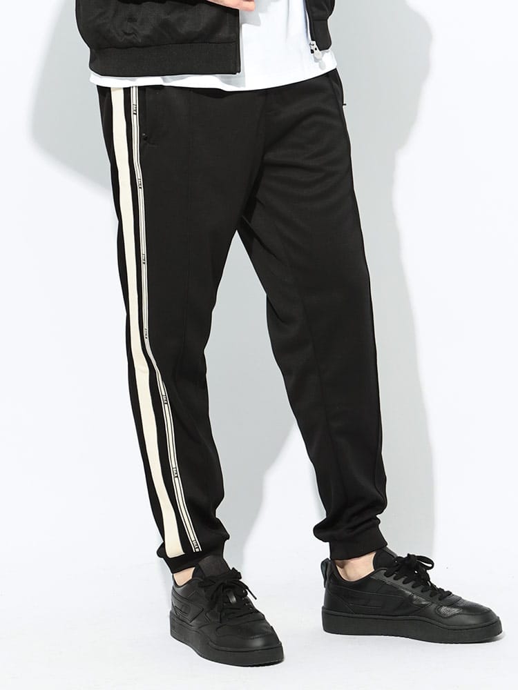 BALR. (ボーラー) サイドライン ウエストコード トラックパンツ メンズ