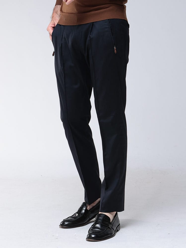 PT TORINO (ピーティートリノ) ストレッチ ワンタック パンツ PTCOHSBRZE0MA25 メンズ