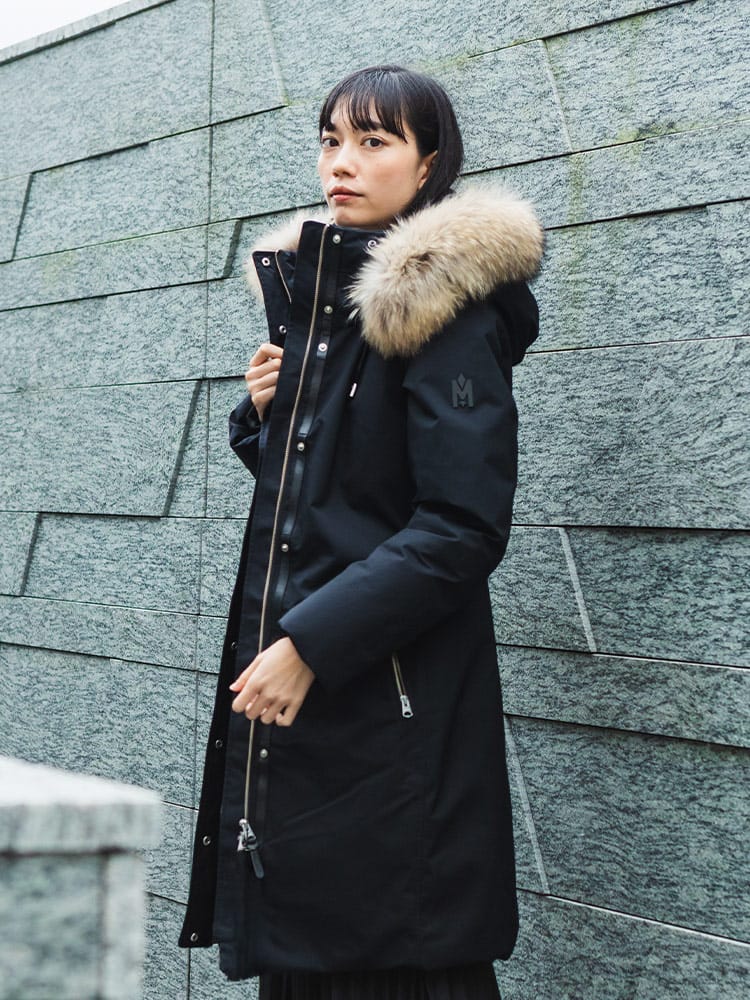 MACKAGE (マッカージュ) ファーフード ダウンコート ファー着脱可 