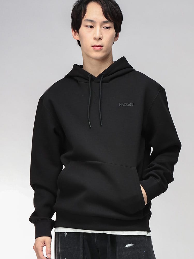 MACKAGE (マッカージュ) フード ロゴ プルオーバー パーカー プルパーカー KOLTON コルトン MKGKOLTON5 メンズ