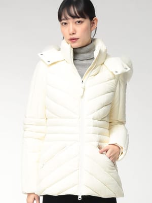 MACKAGE (マッカージュ) シープファー フード着脱 フルジップ ダウンジャケット NADIA-SH ナディア MKGLNADIASH5 レディース