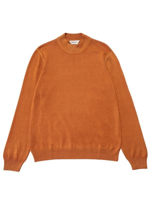 GRANSASSO (グランサッソ) ウール モックネック 長袖 ニット 