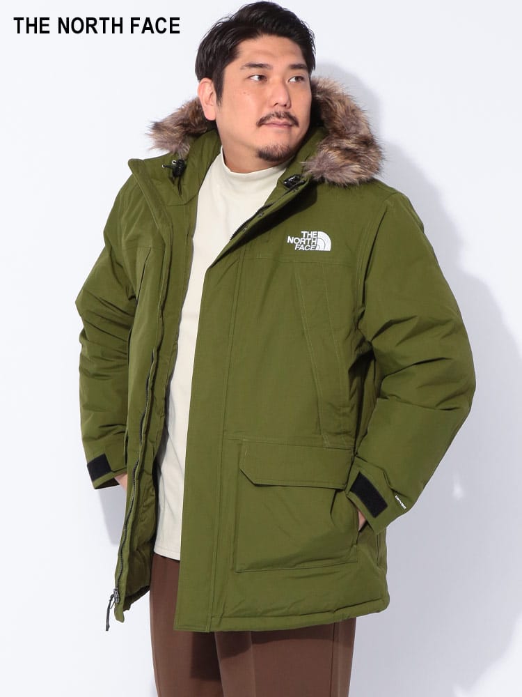 ダウンジャケット ファーフード フルジップ MCMURDO PARKA アウター ブルゾン ファーフード 秋 冬 大きいサイズ メンズ