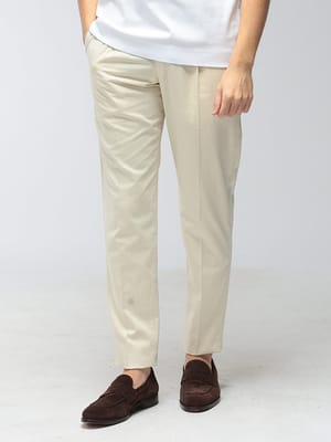 PT TORINO (ピーティートリノ) メンズ パンツ シルク コットン ワンタック パンツ PTCOZTUFZABB44