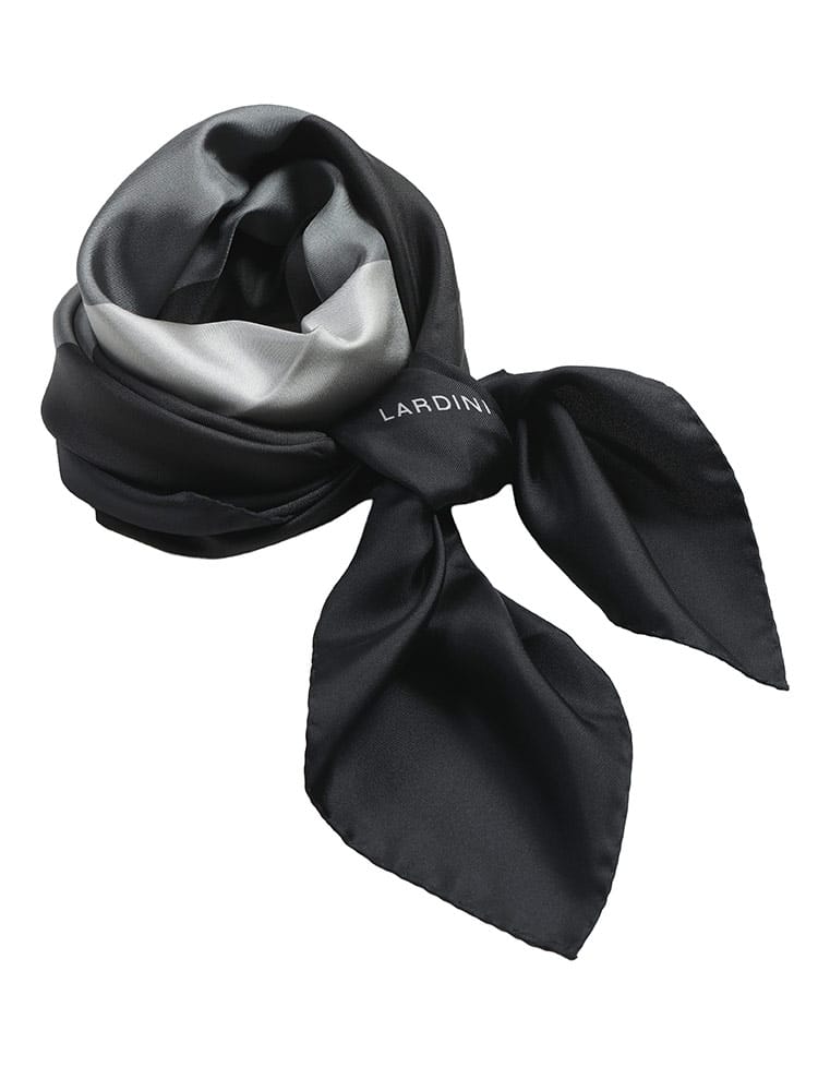 LARDINI (ラルディーニ) メンズ スカーフ シルク100％ スクエア柄 スカーフ 正方形 LDFOU11PA66170