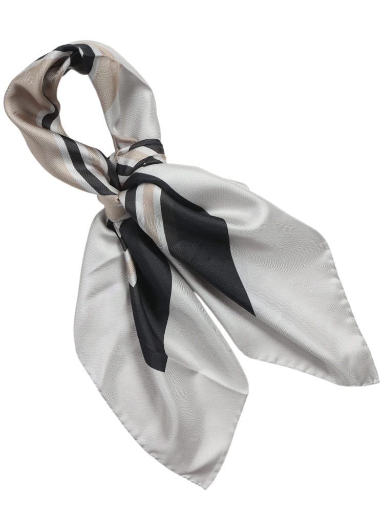 LARDINI (ラルディーニ) メンズ スカーフ シルク100％ スクエア柄 スカーフ 正方形 LDFOU11PA66171