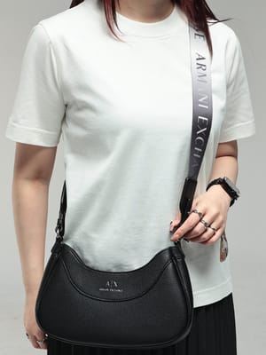ARMANI EXCHANGE (アルマーニ エクスチェンジ) レディース バッグ ロゴ 型押し ショルダーバッグ AEL942883CC783