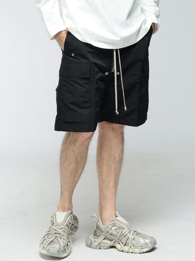 RICK OWENS (リック オウエンス) メンズ カーゴ ショートパンツ ドロー 