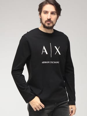 ARMANI EXCHANGE (アルマーニ エクスチェンジ) ロゴプリント クルー 