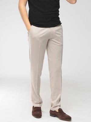 CIRCOLO 1901 (チルコロ1901) メンズ パンツ ストレッチ 鹿の子 無地 スラックス CICN5175