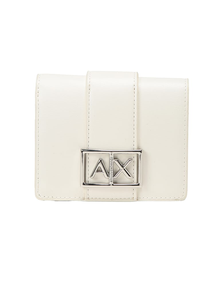 ARMANI EXCHANGE  (アルマーニ エクスチェンジ) レディース 財布 AXロゴ 二つ折り ミニ財布 AELXW360AF12039