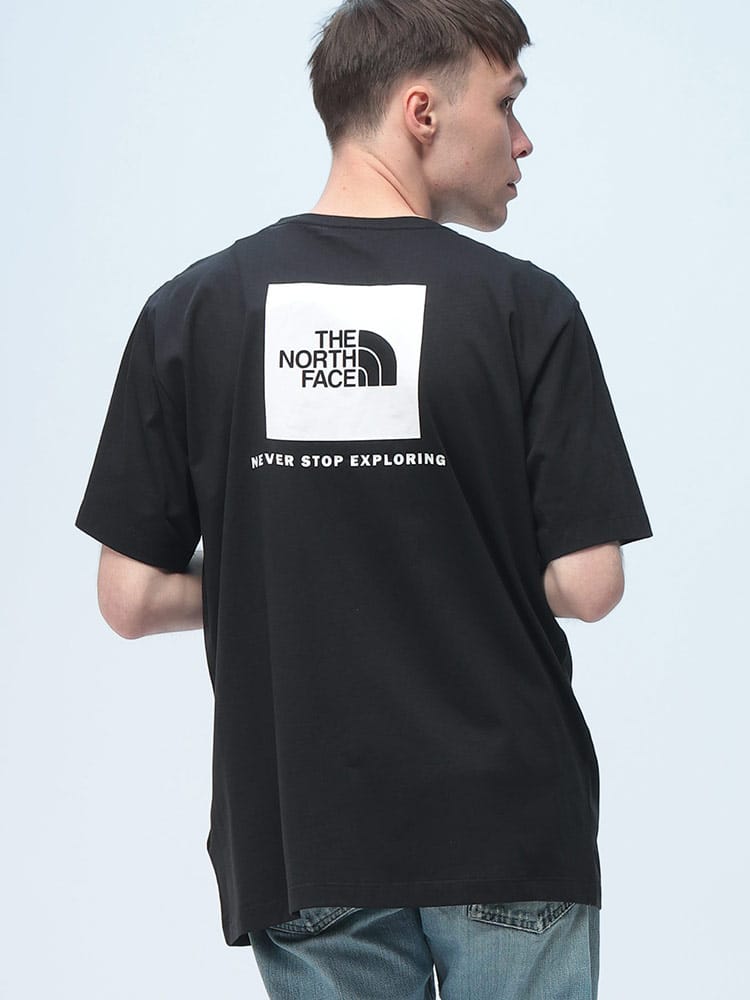 THE NORTH FACE (ザ ノースフェイス) Tシャツ 半袖 バックプリント クルーネック カットソー トップス プリント コットン NF0A8B6K